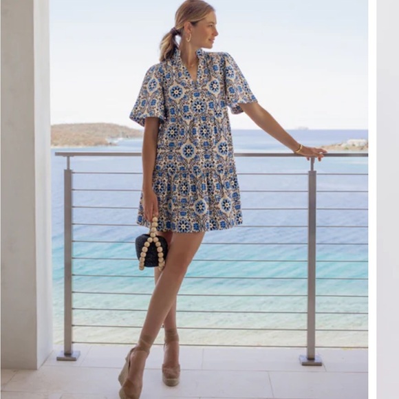 Tuckernuck Golden Medallion Crawford Dress - Picture 7 of 7